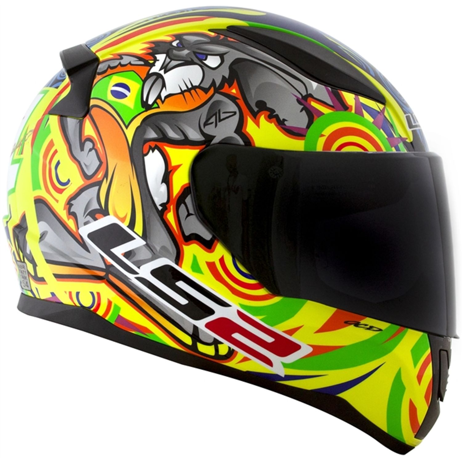 CAPACETE LS2 FF353 RÉPLICA ALEX BARROS - LOJA OFICIAL - Nacar