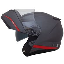 capacete-norisk-force-simplicity-cinza-vermelho-escamoteavel