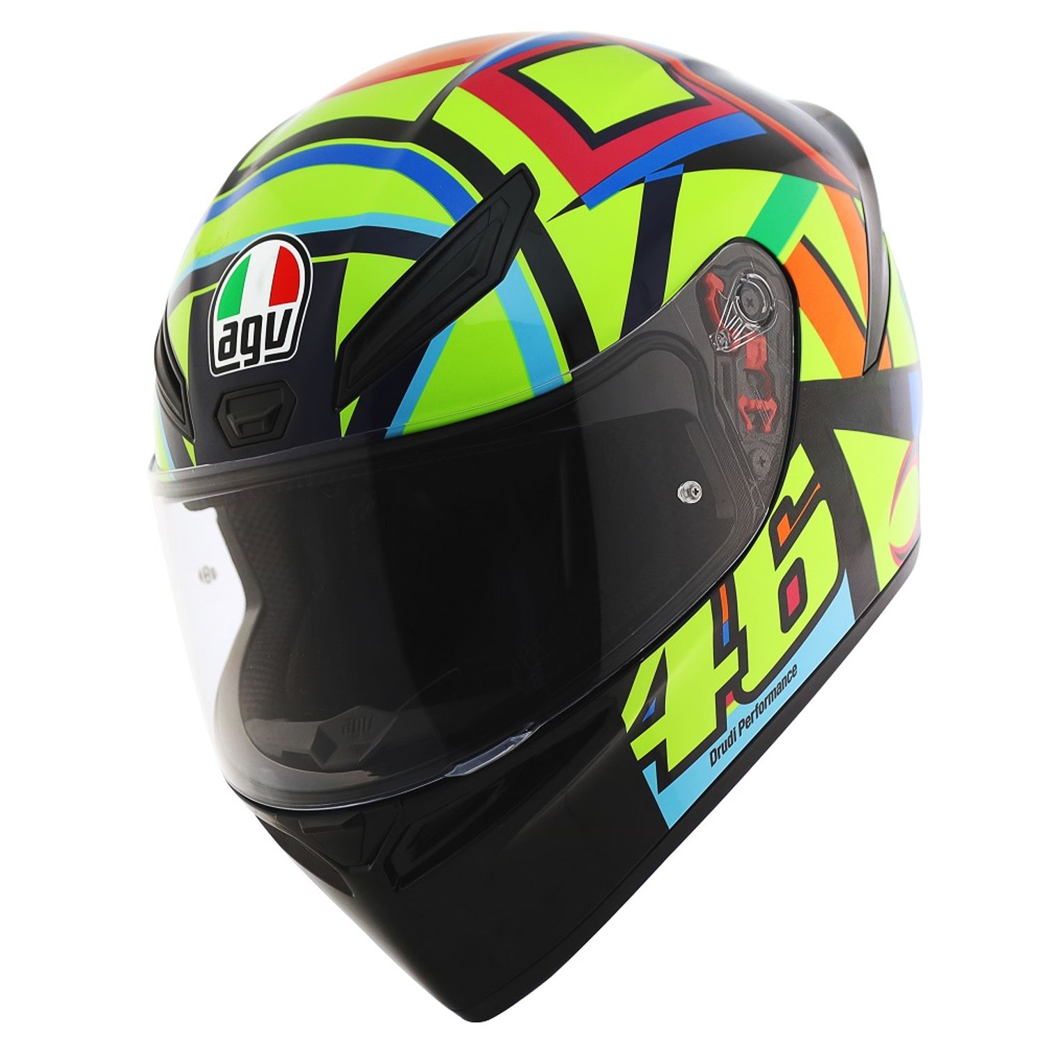 Full-Face AGV K1 Valentino Rossi Soleluna 2017 Size XXL Mugiallo Helmet