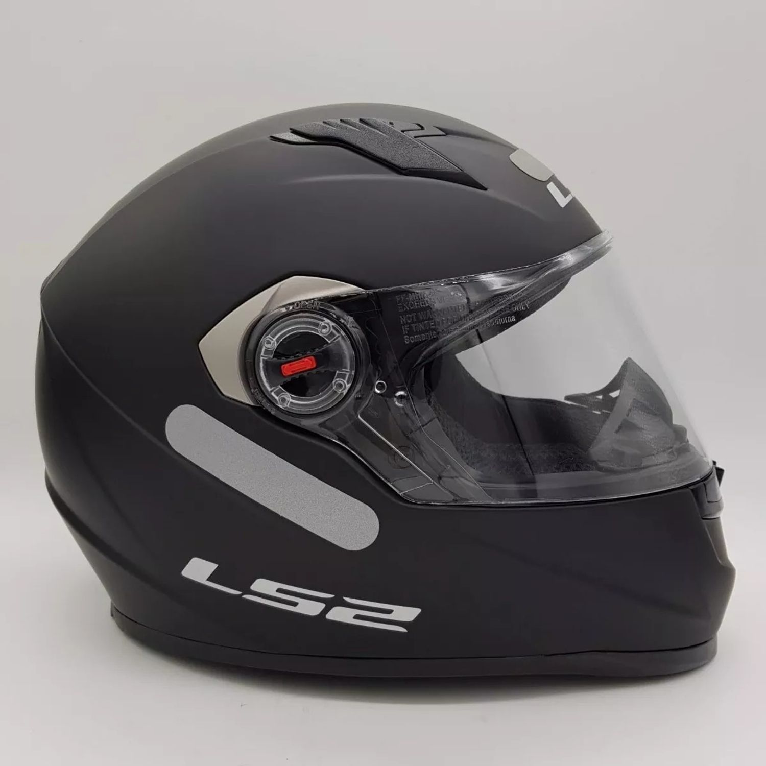 Capacete LS2 FF358 Monocolor Preto Fosco - WebRacing