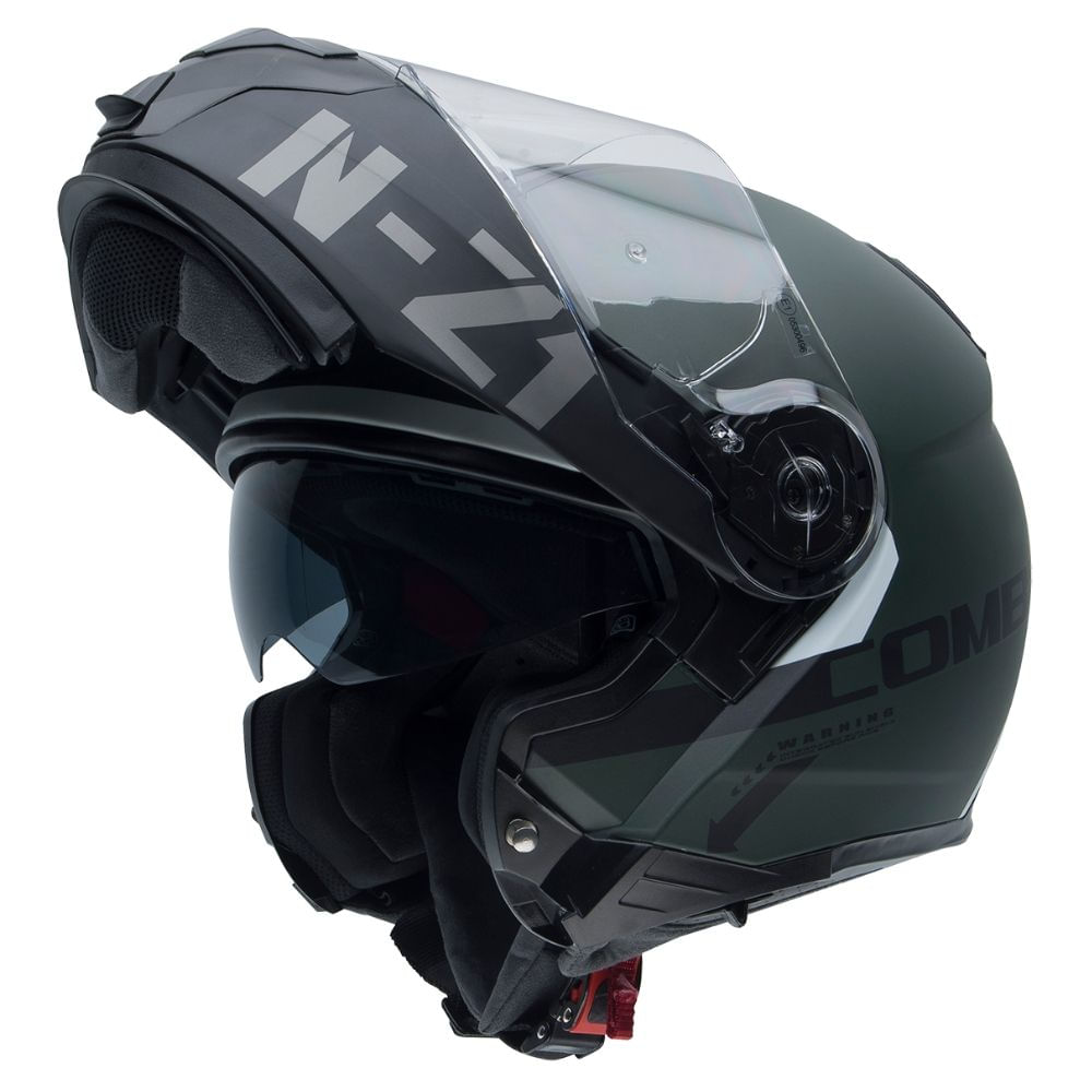 Capacete-Moto-NZI-Combi2-Duo-Flydeck-Verde-Fosco Capacete-Moto-NZI-Combi2-Duo-Flydeck-Verde-Fosco