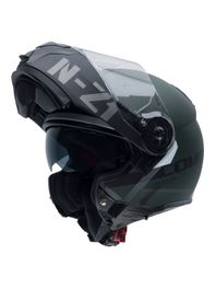 Capacete-Moto-NZI-Combi2-Duo-Flydeck-Verde-Fosco