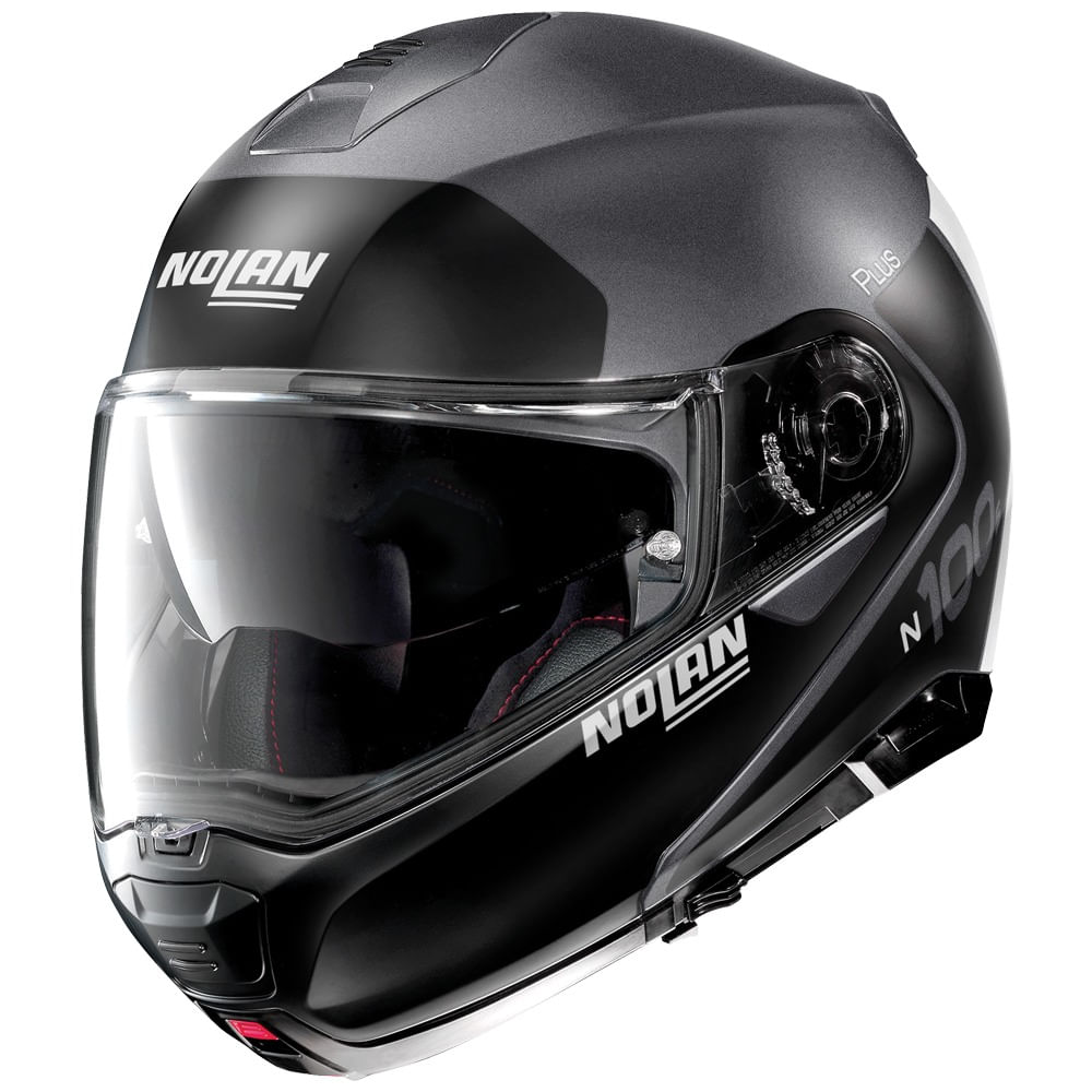 Capacete-Articulado-Nolan-N100-5-Plus-Distinctive-Preto-Cinza-Fosco-21 Capacete-Articulado-Nolan-N100-5-Plus-Distinctive-Preto-Cinza-Fosco-21
