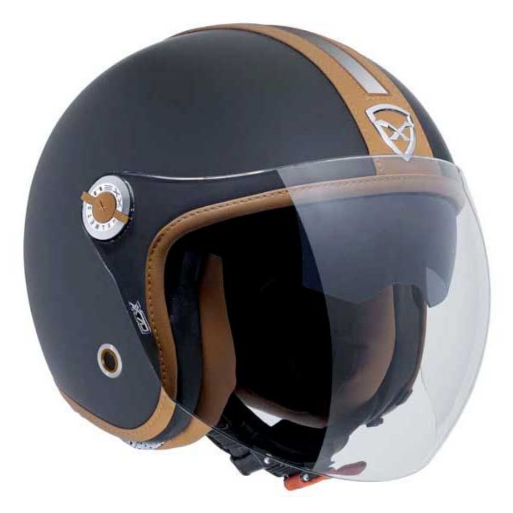 Capacete-Aberto-Nexx-X70-Groovy-Preto-e-Caramelo-Fosco Capacete-Aberto-Nexx-X70-Groovy-Preto-e-Caramelo-Fosco