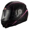 Capacete-Moto-Articulado-NZI-Combi2-Duo-Sword-Preto-e-Rosa Capacete-Moto-Articulado-NZI-Combi2-Duo-Sword-Preto-e-Rosa