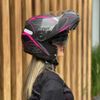 Capacete-Moto-Articulado-NZI-Combi2-Duo-Sword-Preto-e-Rosa-Fosco Capacete-Moto-Articulado-NZI-Combi2-Duo-Sword-Preto-e-Rosa-Fosco