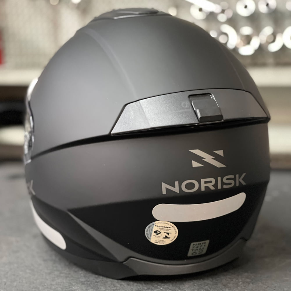 Capacete Moto Norisk Darth Preto Fosco 4 Em 1 Lj @#