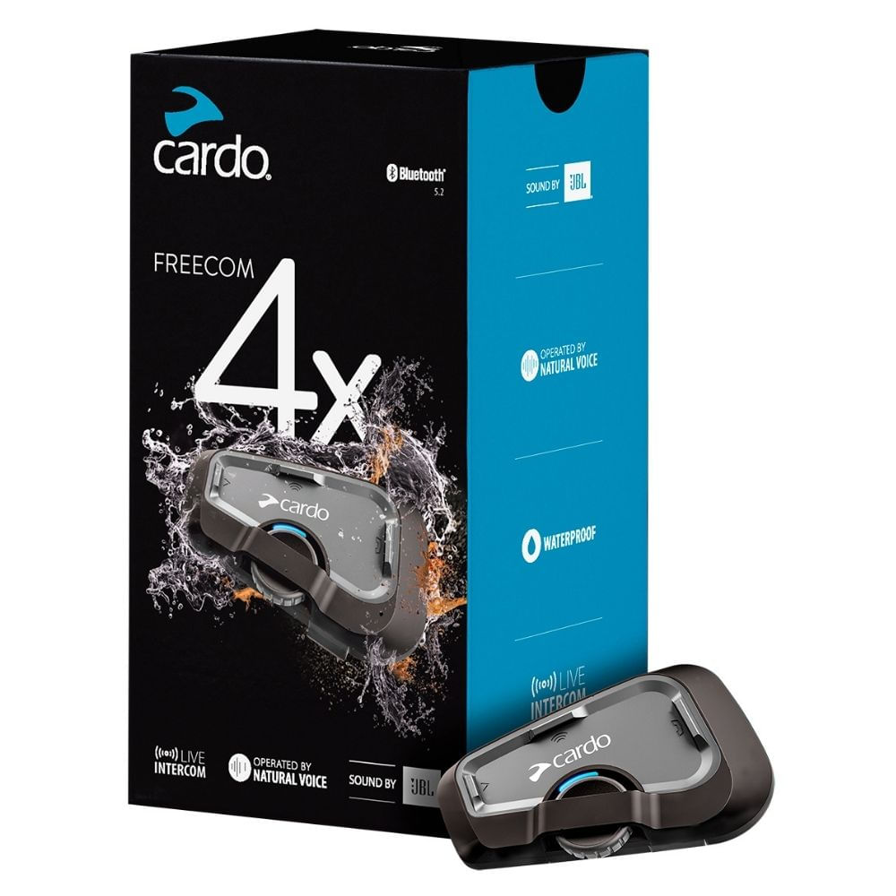 Intercomunicador-Capacete-Cardo-Freecom-4X-SINGLE-Loja-Oficial Intercomunicador-Capacete-Cardo-Freecom-4X-SINGLE-Loja-Oficial