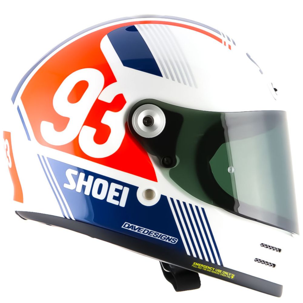 CASCO SHOEI GLAMSTER MM93 RETRO TC10