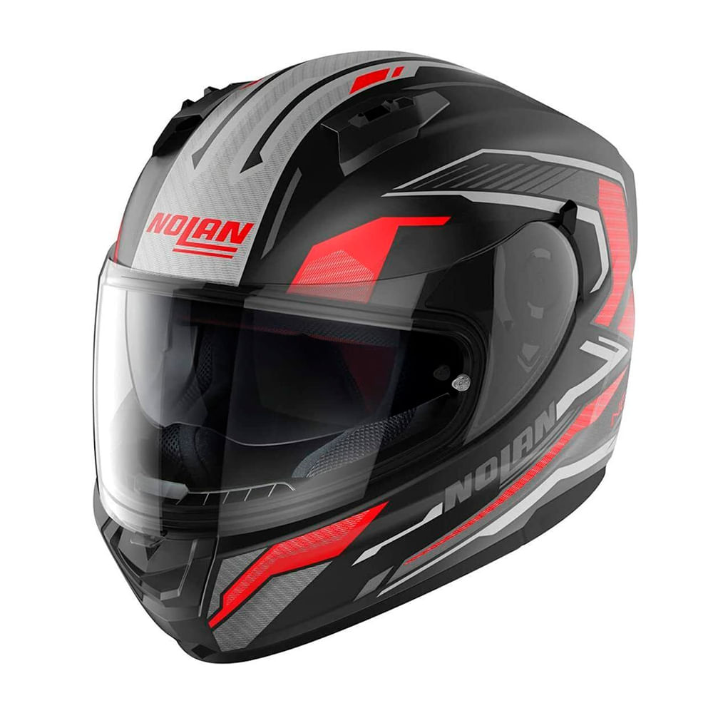 Capacete-Nolan-N60-6-Perceptor-Vermelho-Fosco---26-Com-Viseira-Solar Capacete-Nolan-N60-6-Perceptor-Vermelho-Fosco---26-Com-Viseira-Solar