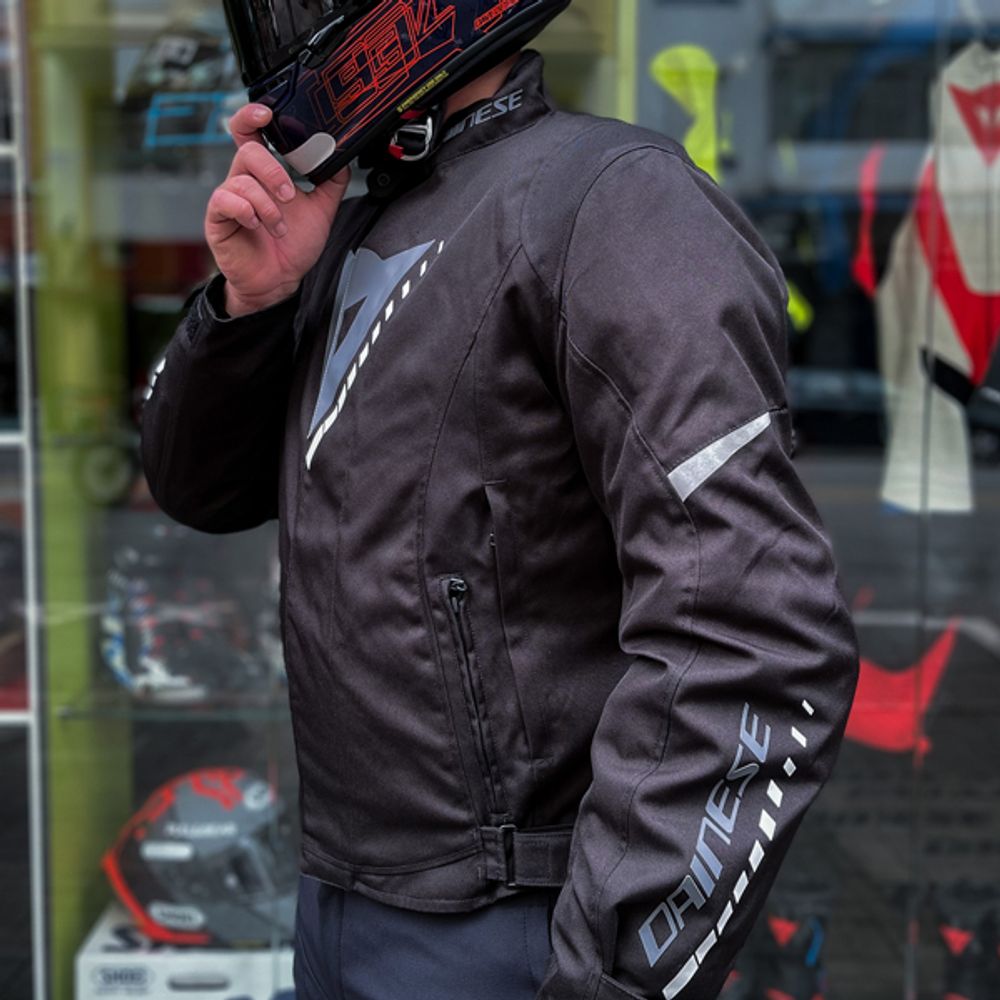 Jaqueta Dainese Veloce D-Dry Preto Cinza - Nacar