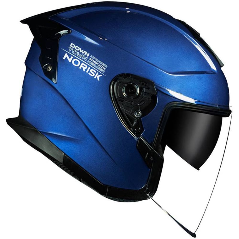 Capacete Aberto Norisk Orion R1 Azul Masculino Feminino Cor Azul