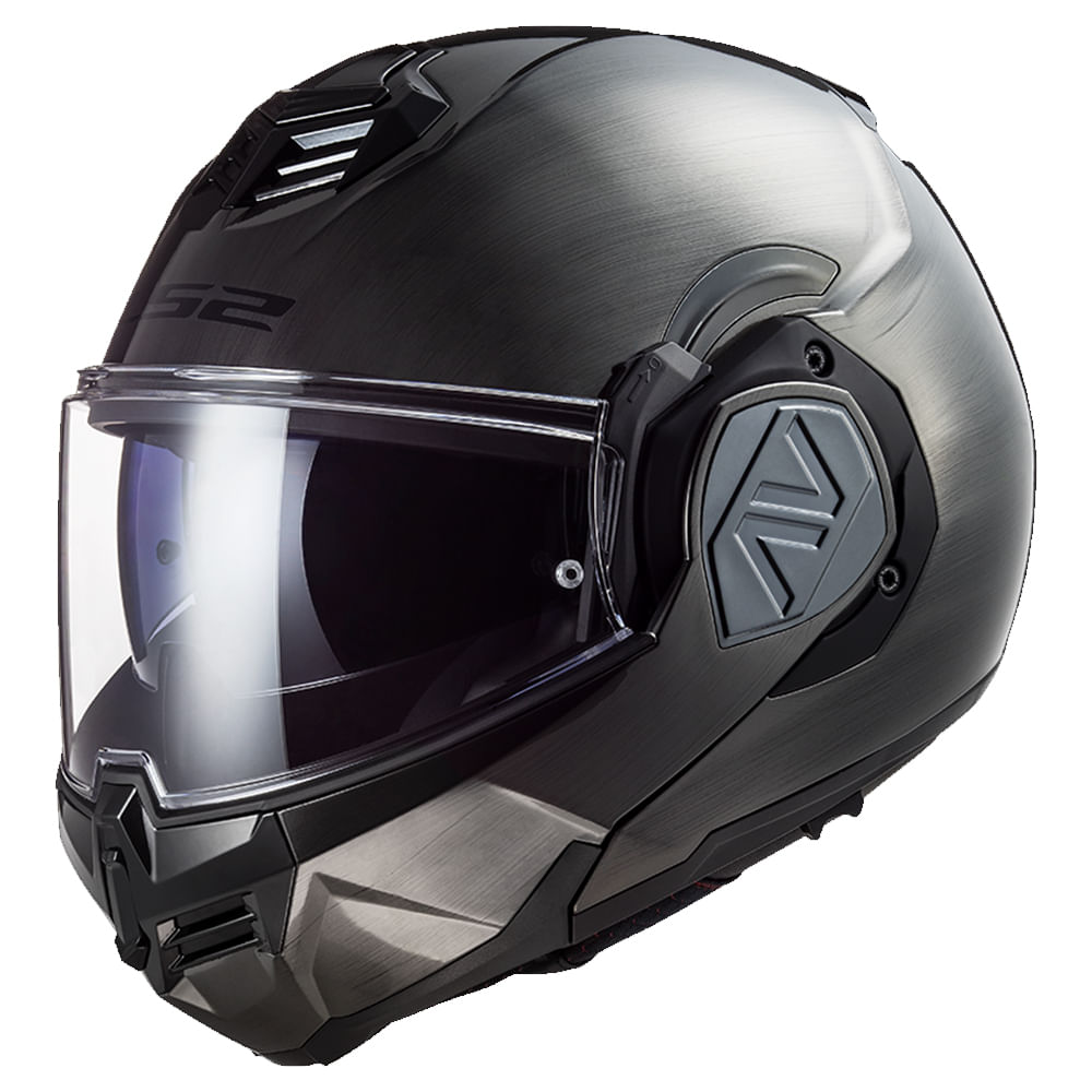 Capacete-Articulado-LS2-FF906-Advant-Jeans-Titanium-Prata- Capacete-Articulado-LS2-FF906-Advant-Jeans-Titanium-Prata-