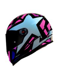 Capacete-FF358-Starwar-rosa-e-preto