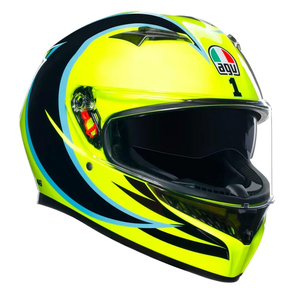 Capacete Agv K3 Rossi Wt Phillip Island - Edição Limitada Capacete Agv K3 Rossi Wt Phillip Island - Edição Limitada