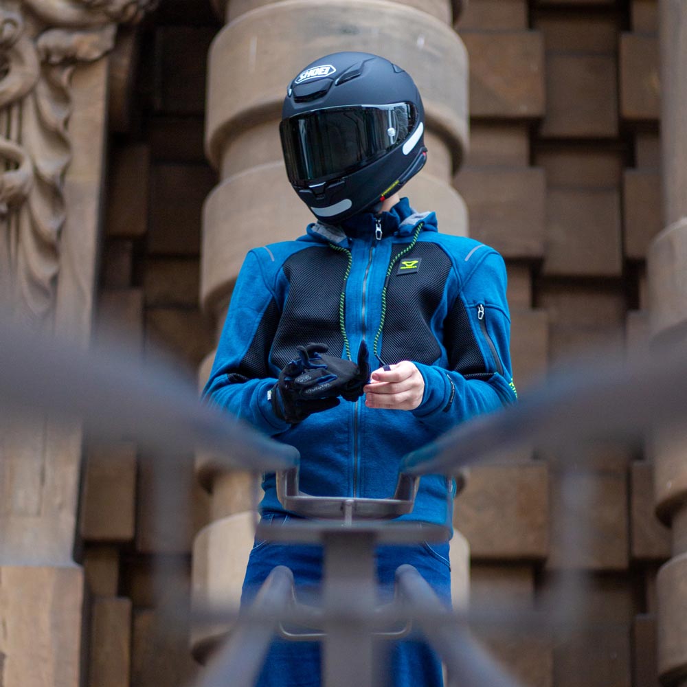 Jaqueta Macna Breeze Azul Preto - Nacar