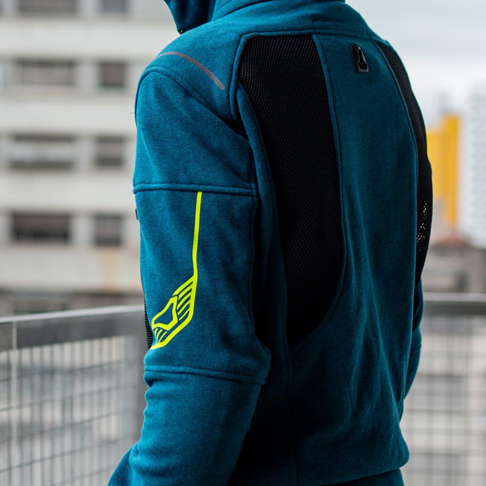 Jaqueta Macna Breeze Azul Preto - Nacar