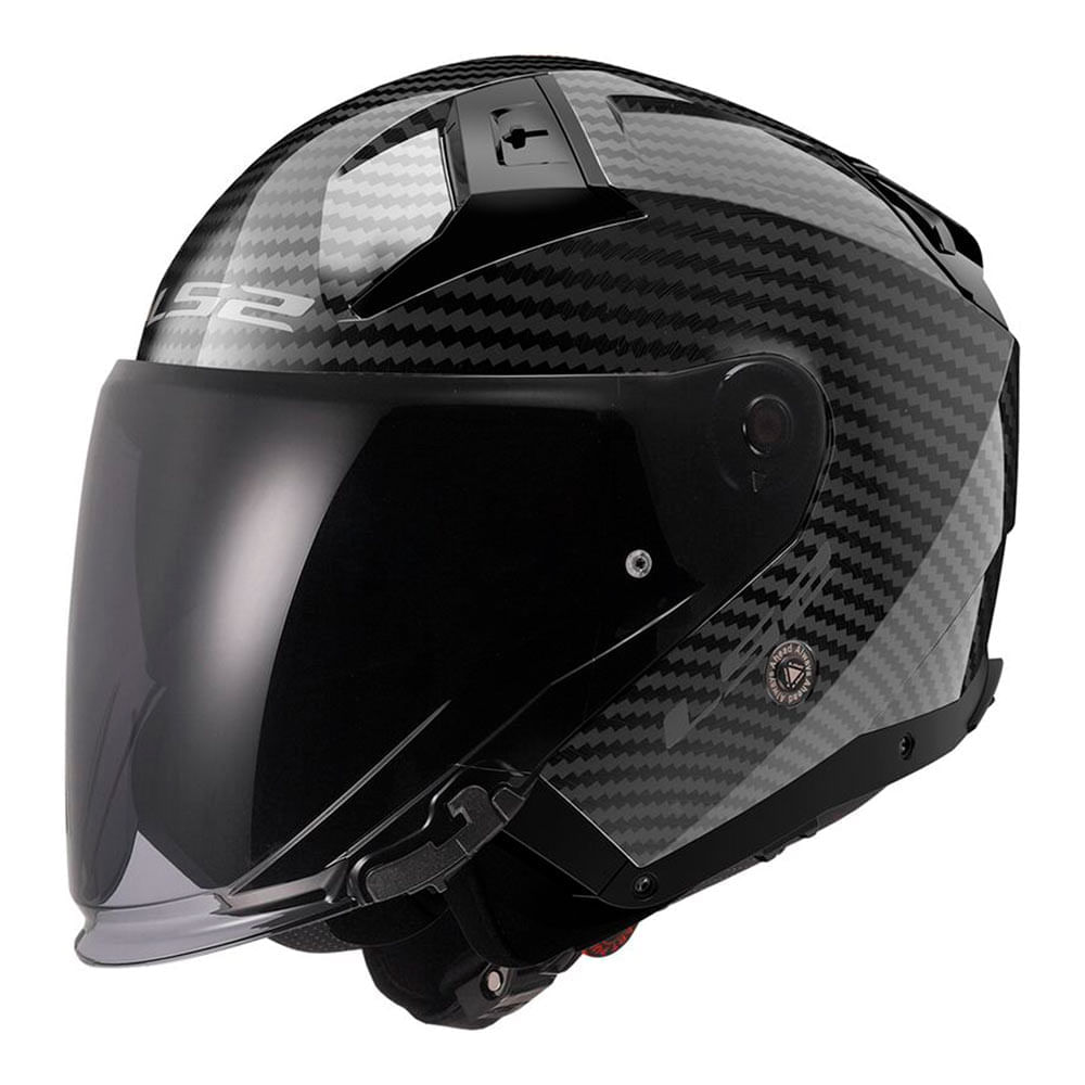 Capacete LS2 OF603 Infinity II C Solid Matte Carbon - Nacar