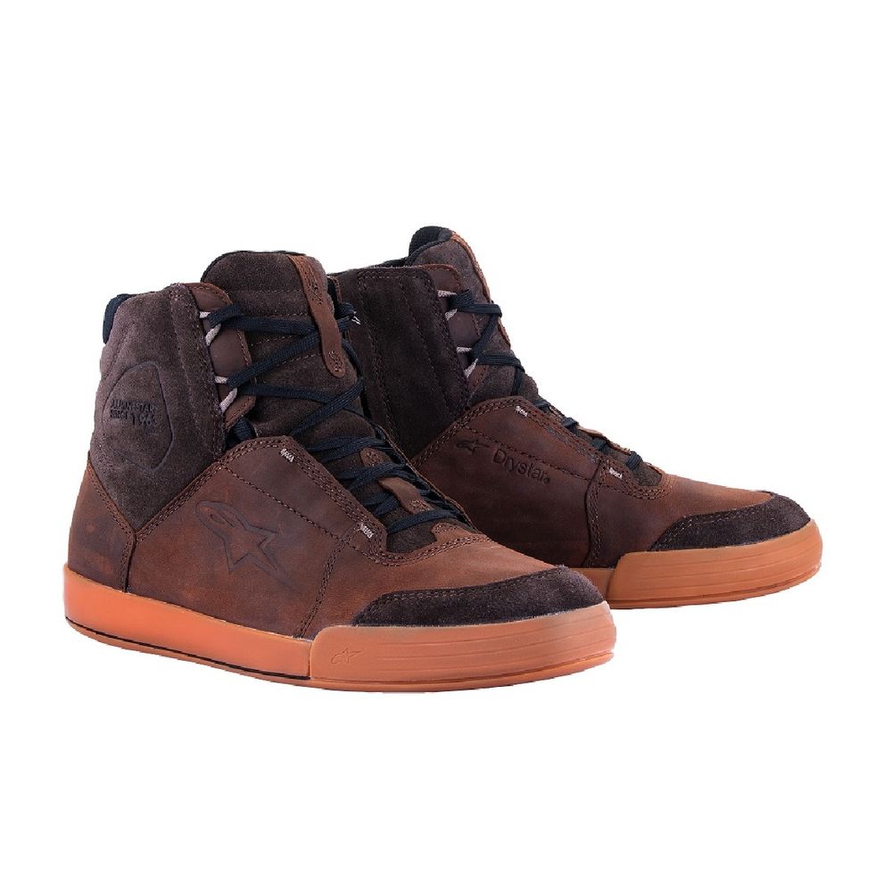 tenis-alpinestars-chrome-crafted-drystar-marrom tenis-alpinestars-chrome-crafted-drystar-marrom