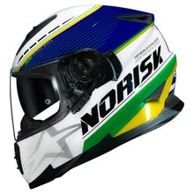 Capacete-Norisk-FF302-Grand-Prix-brasil-Branco-Verde-Azul-Com-Viseira-Interna-x4--4-