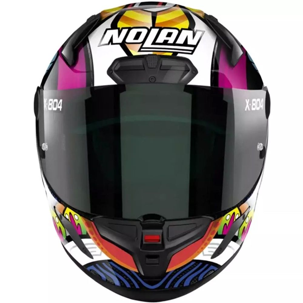 NOLAN X-804 Lサイズ Capacete Nolan X-804 RS UC Liquido Azul (Carbono) - Spinelli Motos