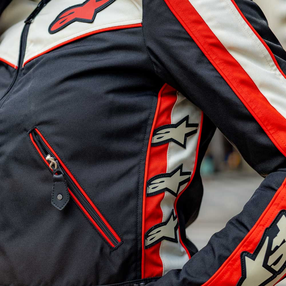 Jaqueta-Alpinestars-Stella-t-dyno-wr-preto-vermelho - Nacar